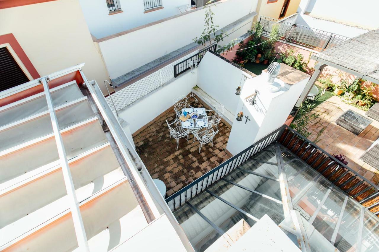 Ferienwohnung Bright Duplex W/ Terrace Sevilla Exterior foto